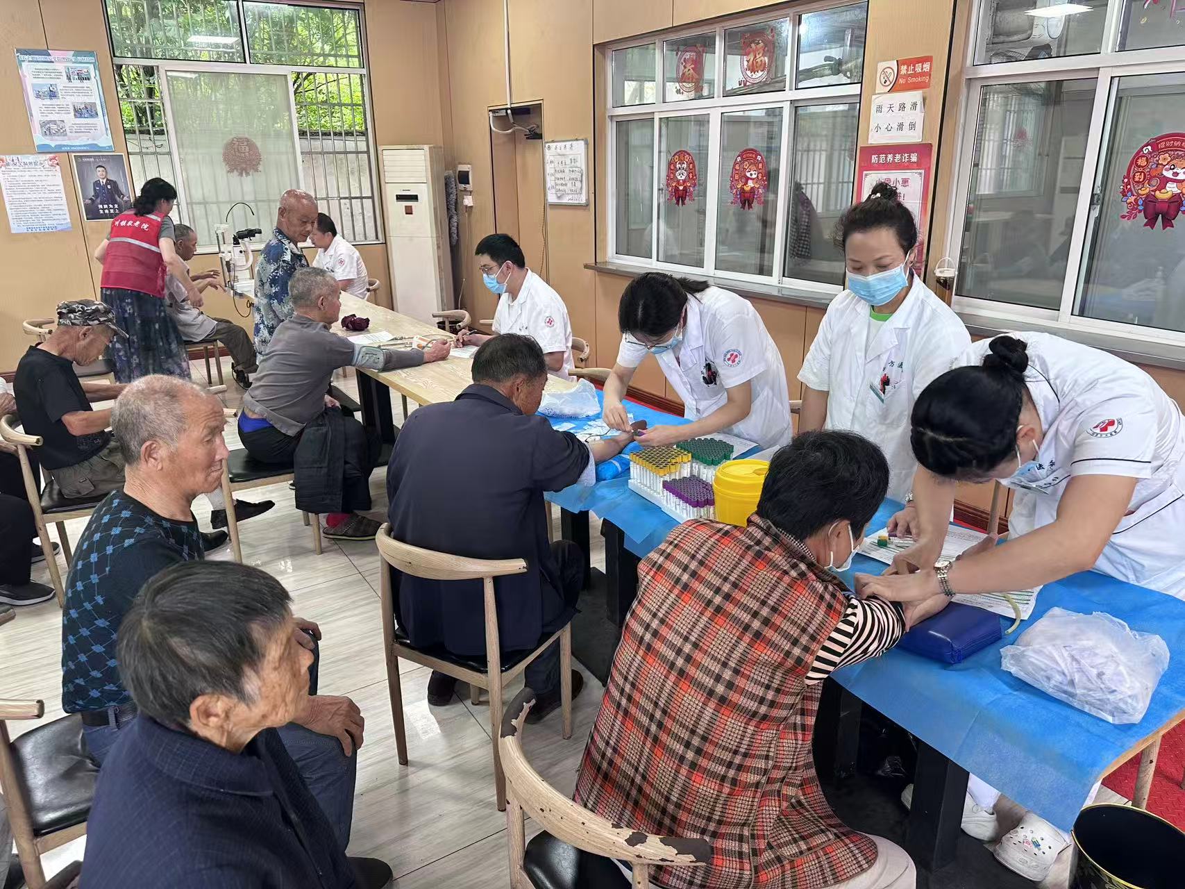 与光同行 暖心助老 ——民革宣城市第七支部开展敬老院义诊活动